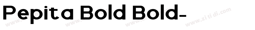 Pepita Bold Bold字体转换